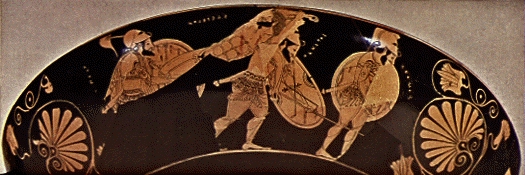 Euphronios: Hypnos and Tanathos